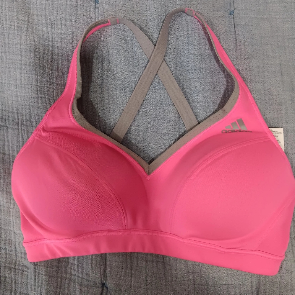 Adidas Women's Pink Sports Bra